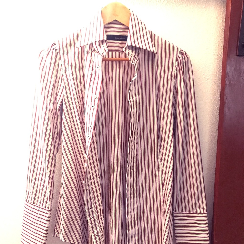 DSquared Vertical Stripe Shirt